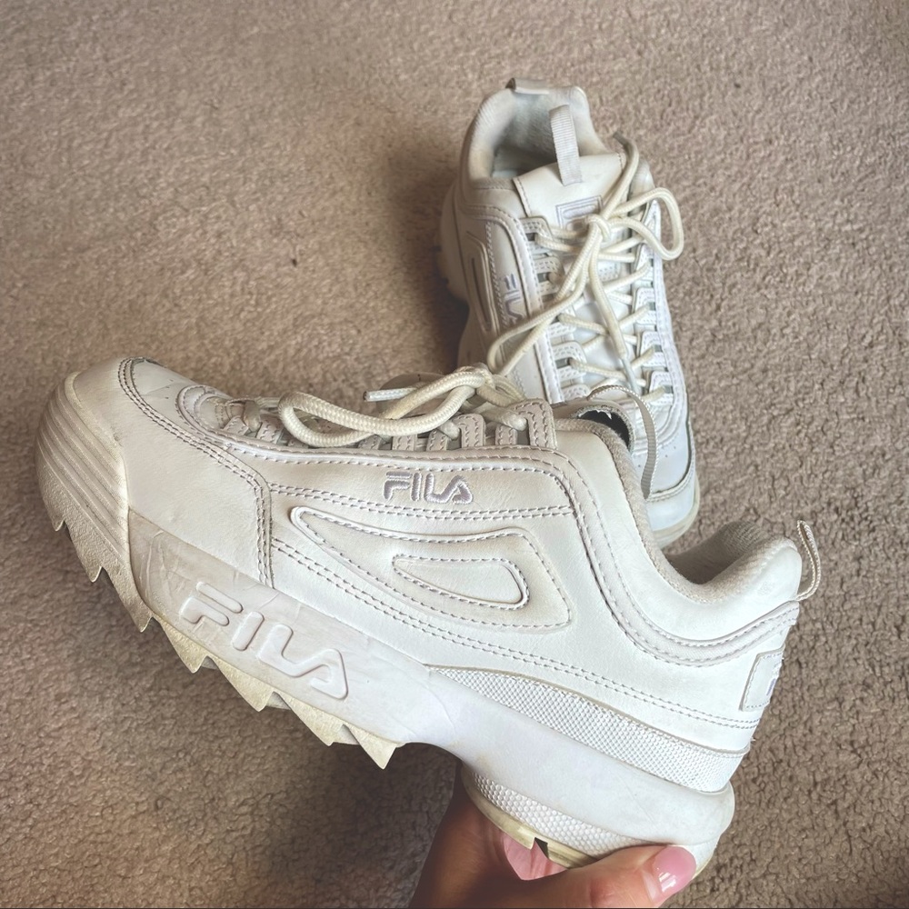 Fila disruptor II chunky white sneaker